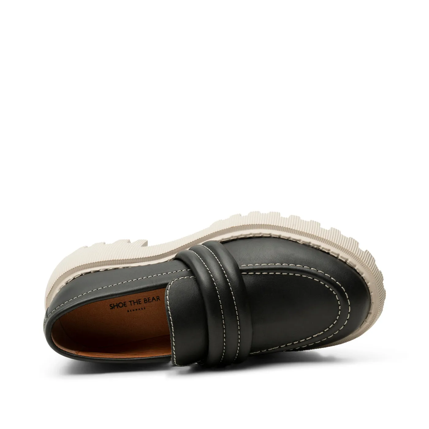 Posey loafer leather - BLACK CONTRAST