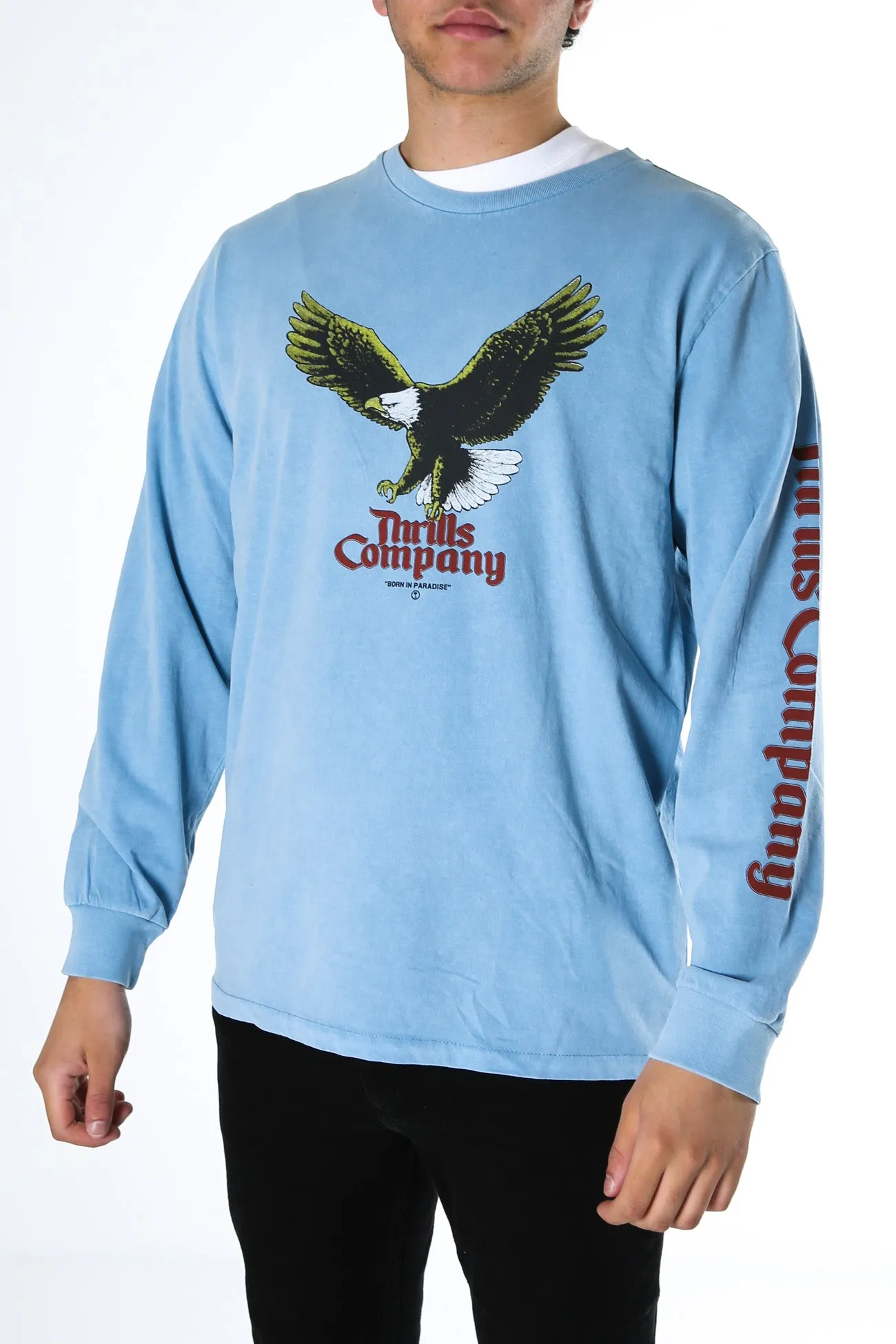 Rapture Merch Fit Long Sleeve Tee Steel Blue