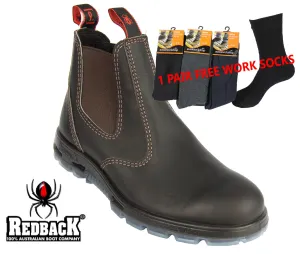 Redback Non-Safety Boots Oil Kip - Elastic Side UBOK