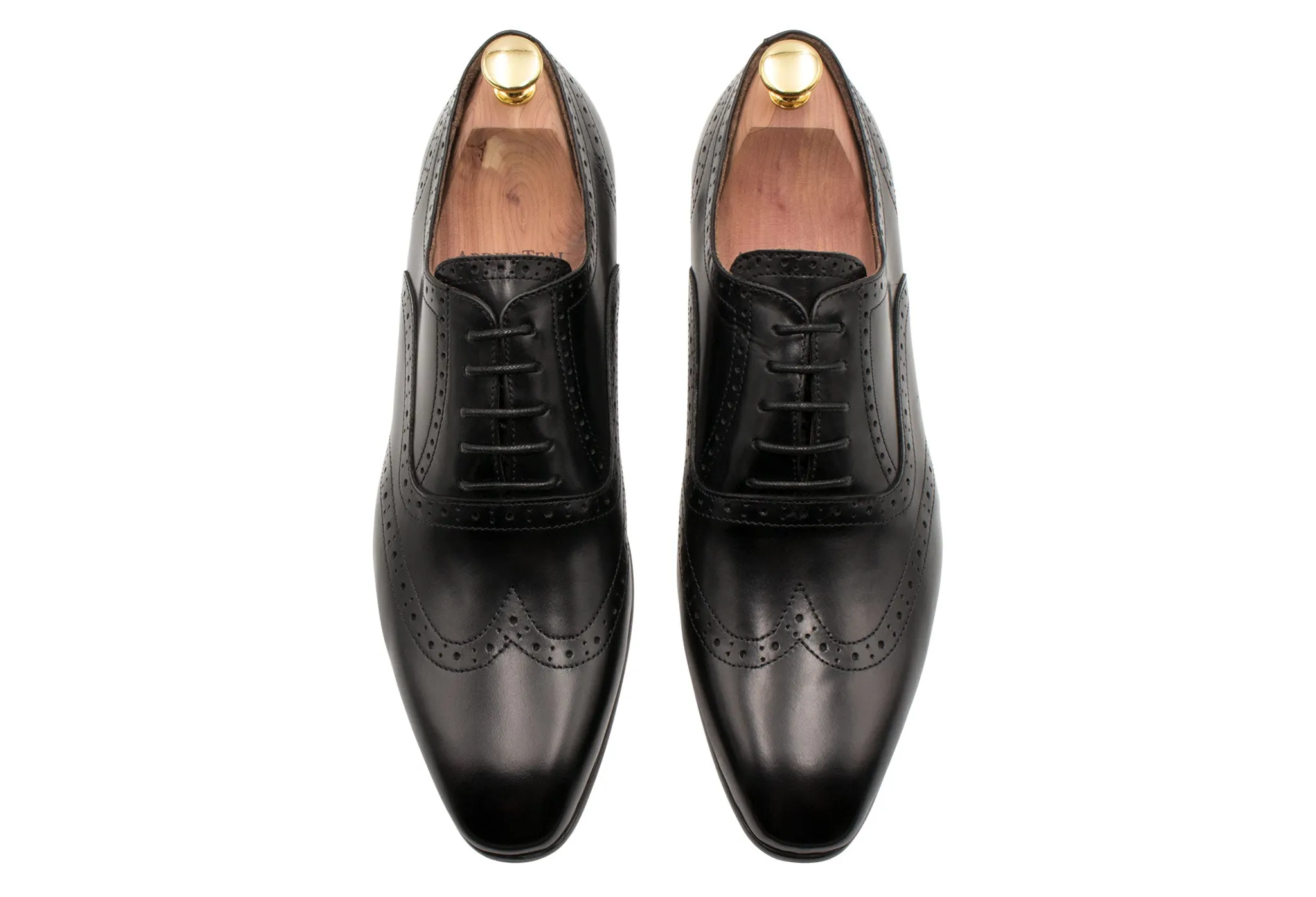 Rosario Wingtip Black Oxford