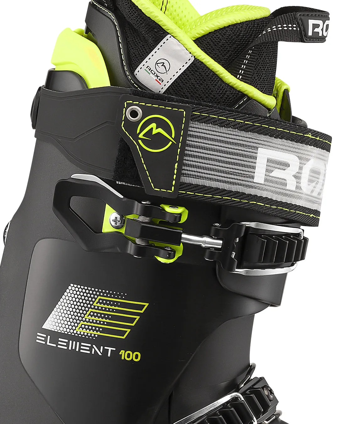 Roxa Element 100 Ski Boots - Sleek Black Design | Comfortable and Versatile for Intermediate to Advanced Skiers