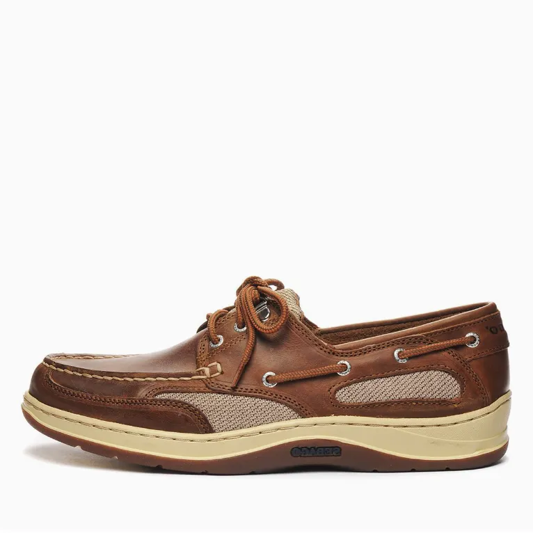 Sebago Men's Clovehitch Waxed Leather Boat Shoe