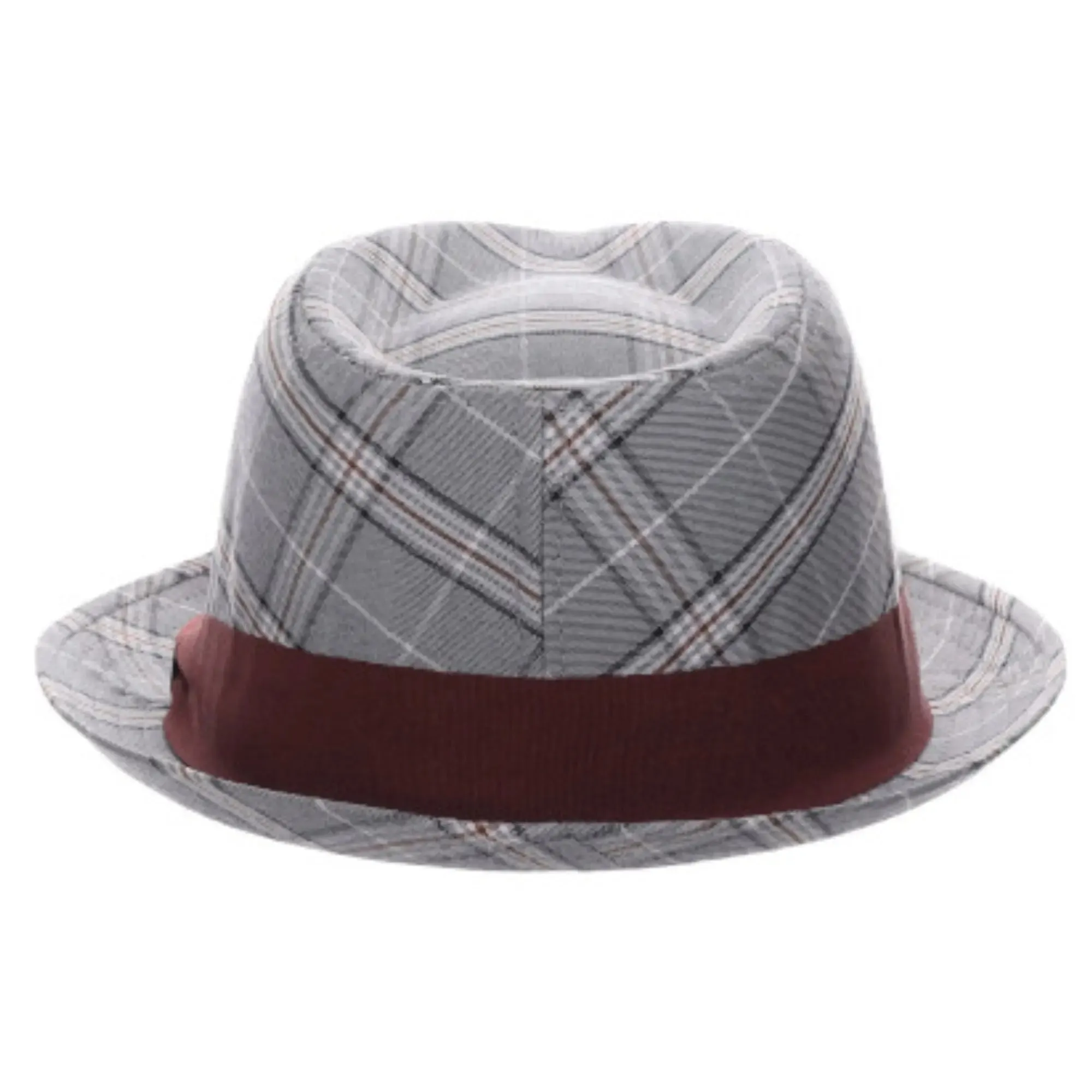 Stacy Adams Stanza Polyester Plaid Trilby Hat