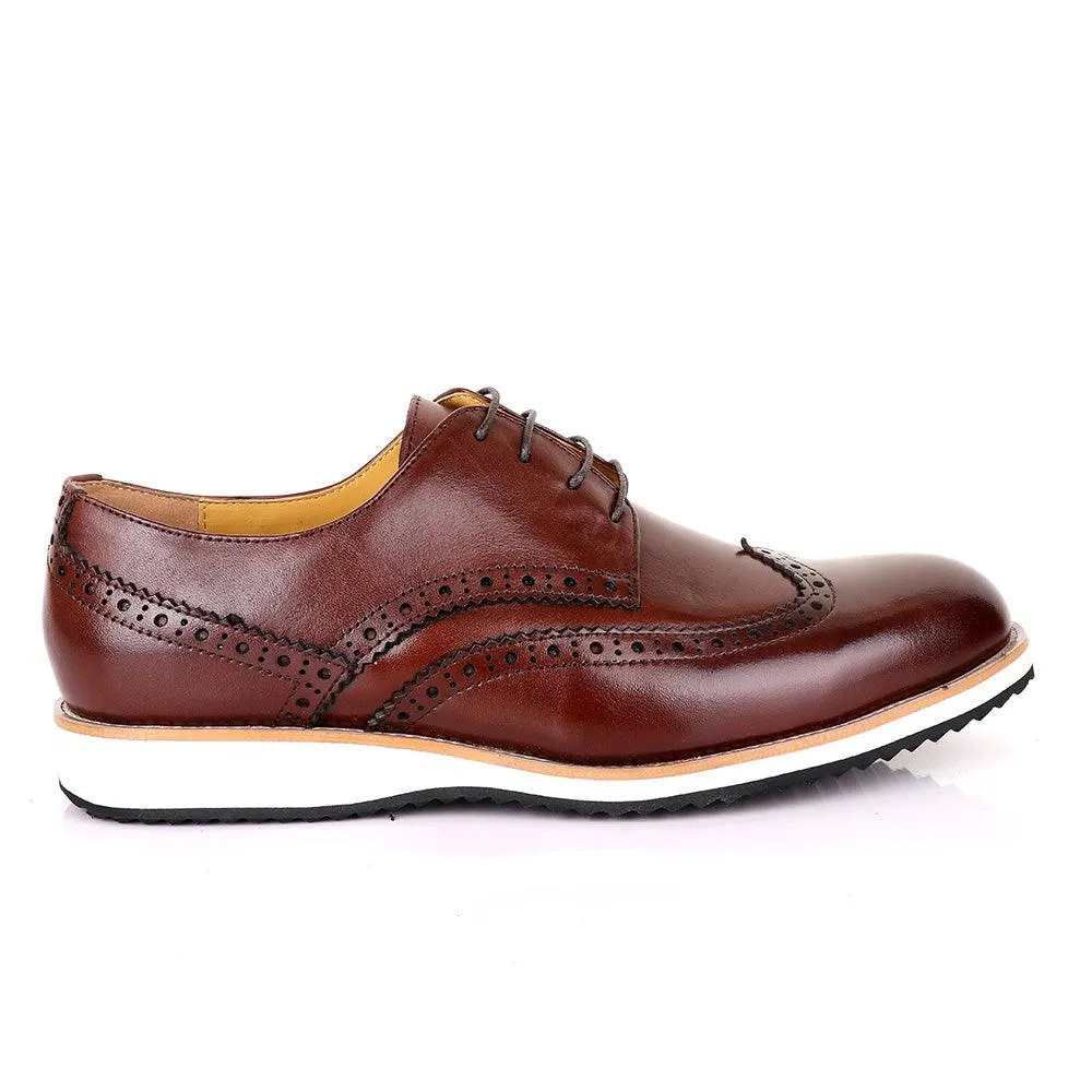 Terry Taylors Classic Oxford Brown Leather shoe