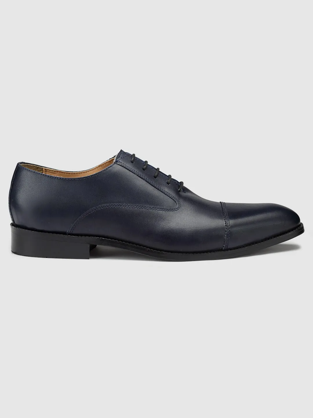 Textured Leather Formal Oxfords