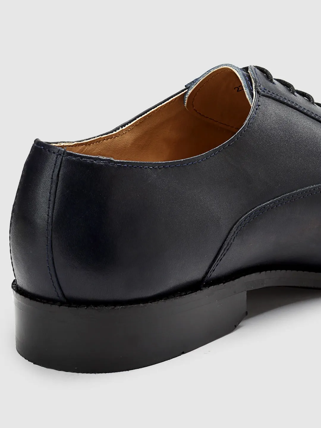 Textured Leather Formal Oxfords