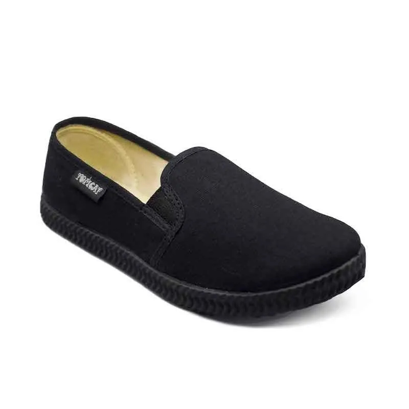 Tomcat Slip On Canvas Shoes - Black