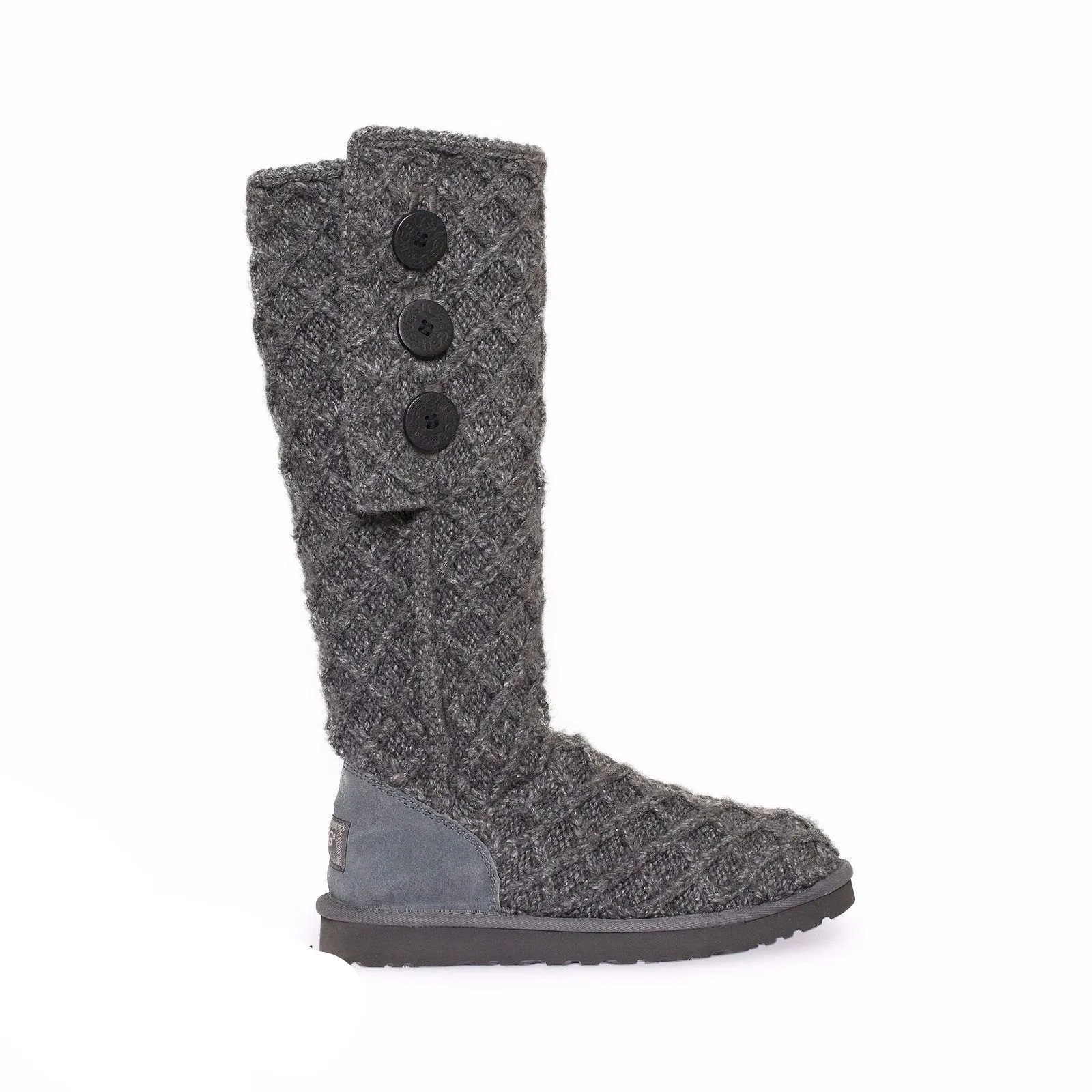 UGG Lattice Cardy Charcoal Boots