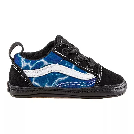 VANS Lightning Black/Blue Old Skool Crib Shoe