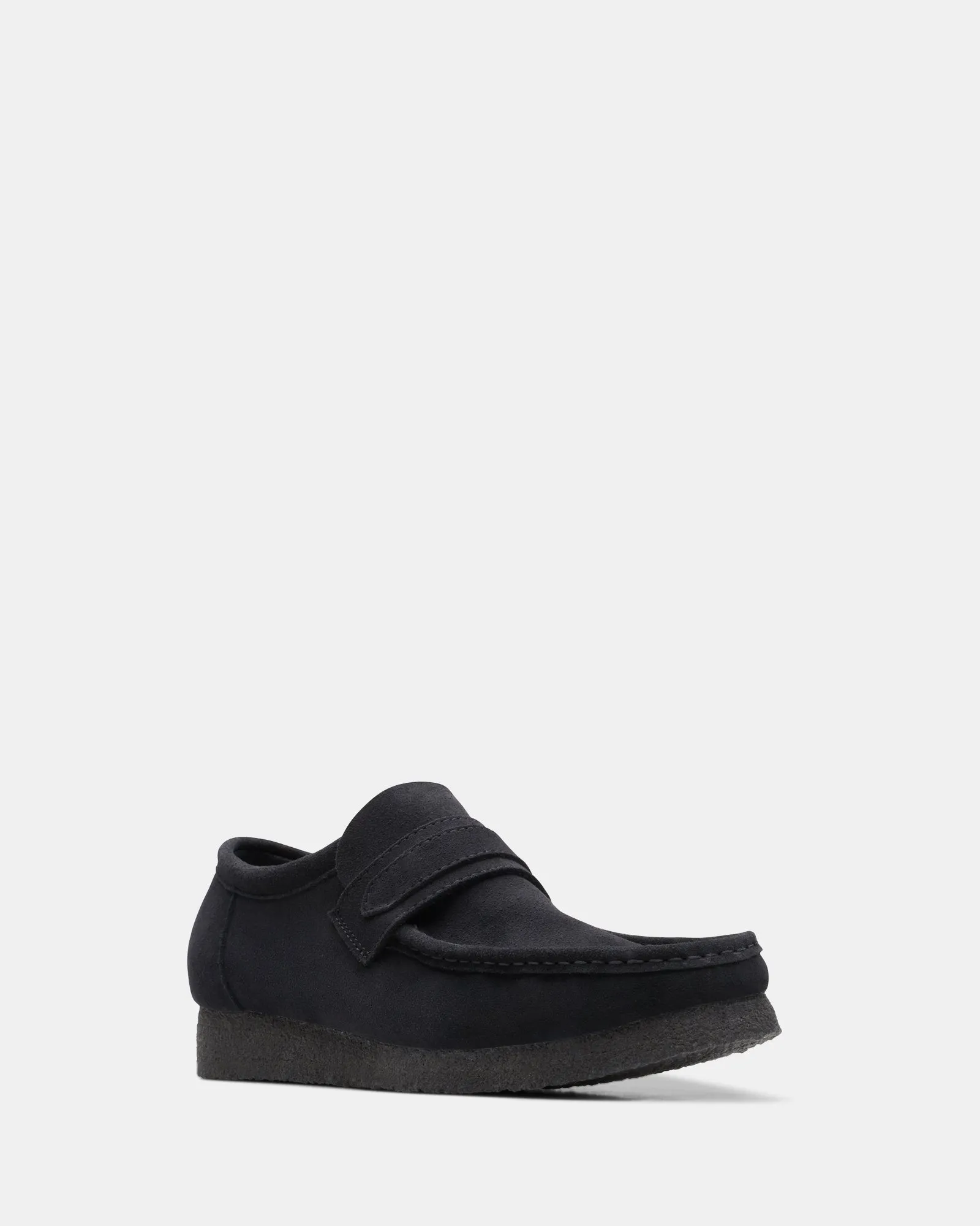 Wallabee Loafer (m) Black Suede