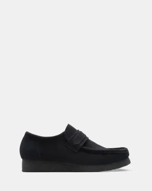 Wallabee Loafer (m) Black Suede