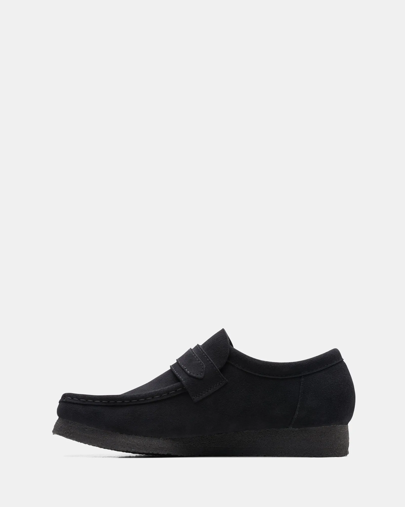 Wallabee Loafer (m) Black Suede