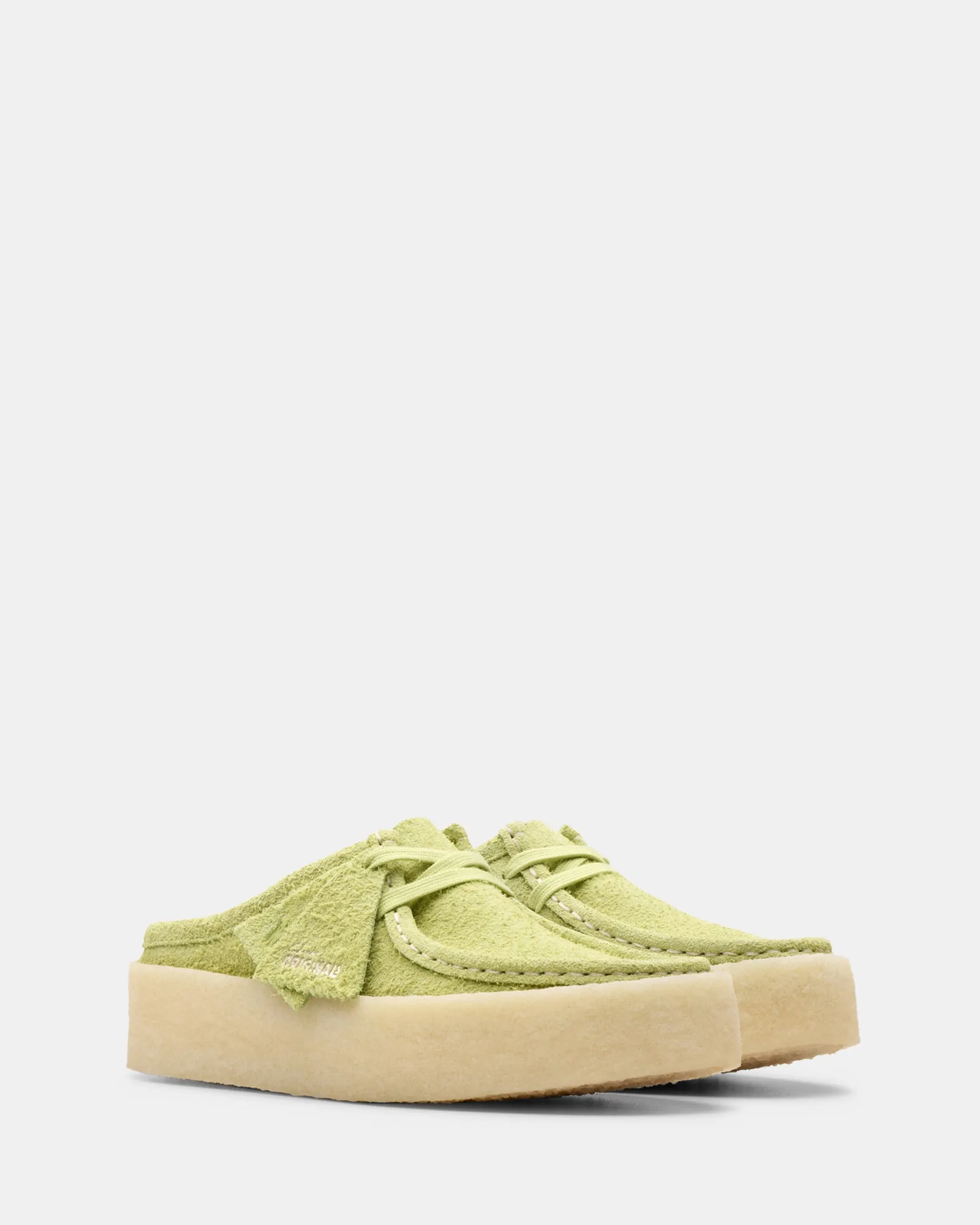 Wallabeecup Lo (W) Lime Hairy Suede