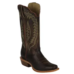 Women's Mad Brown Cowhide/Goat Narrow Square Boot by R. Watson WRL0001-1